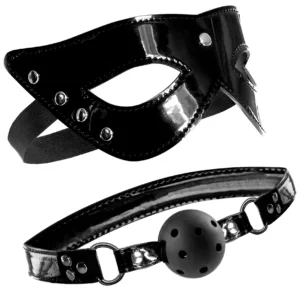 Fetish Fantasy Masquerade Mask and Ball Gag