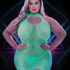 Lapdance Glow In The Dark Mini Dress